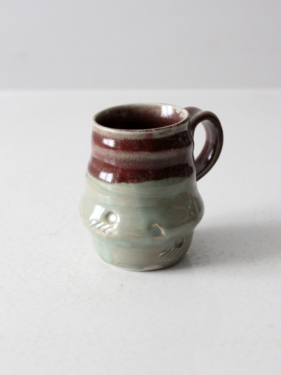 vintage studio pottery mug