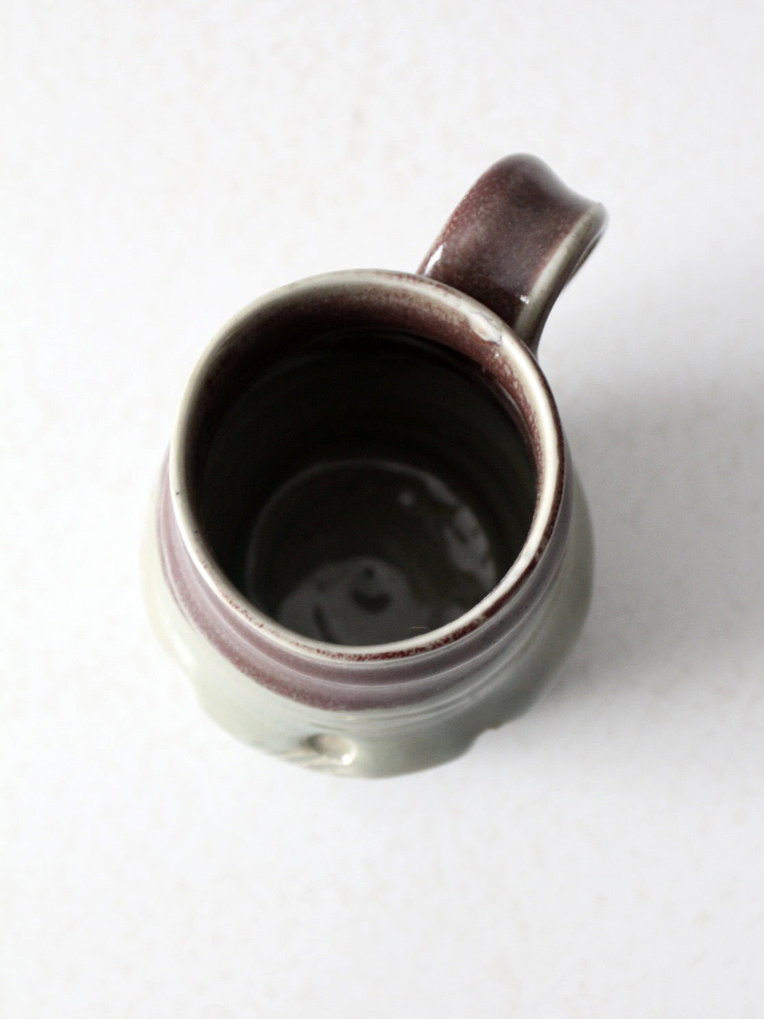 vintage studio pottery mug