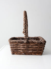 vintage wicker basket