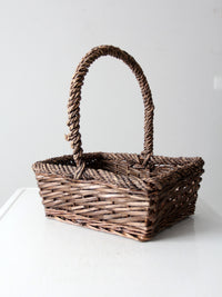 vintage wicker basket