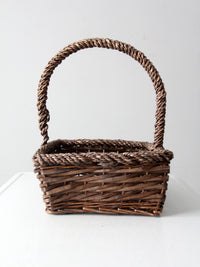 vintage wicker basket