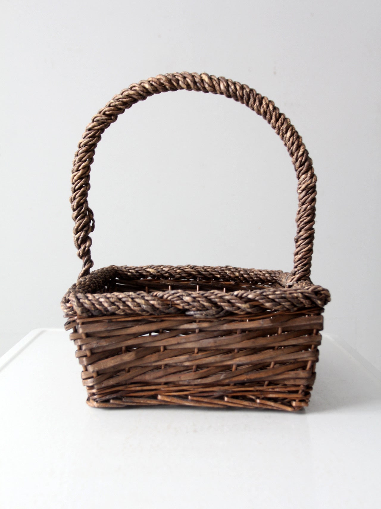 vintage wicker basket