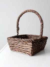 vintage wicker basket