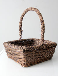 vintage wicker basket