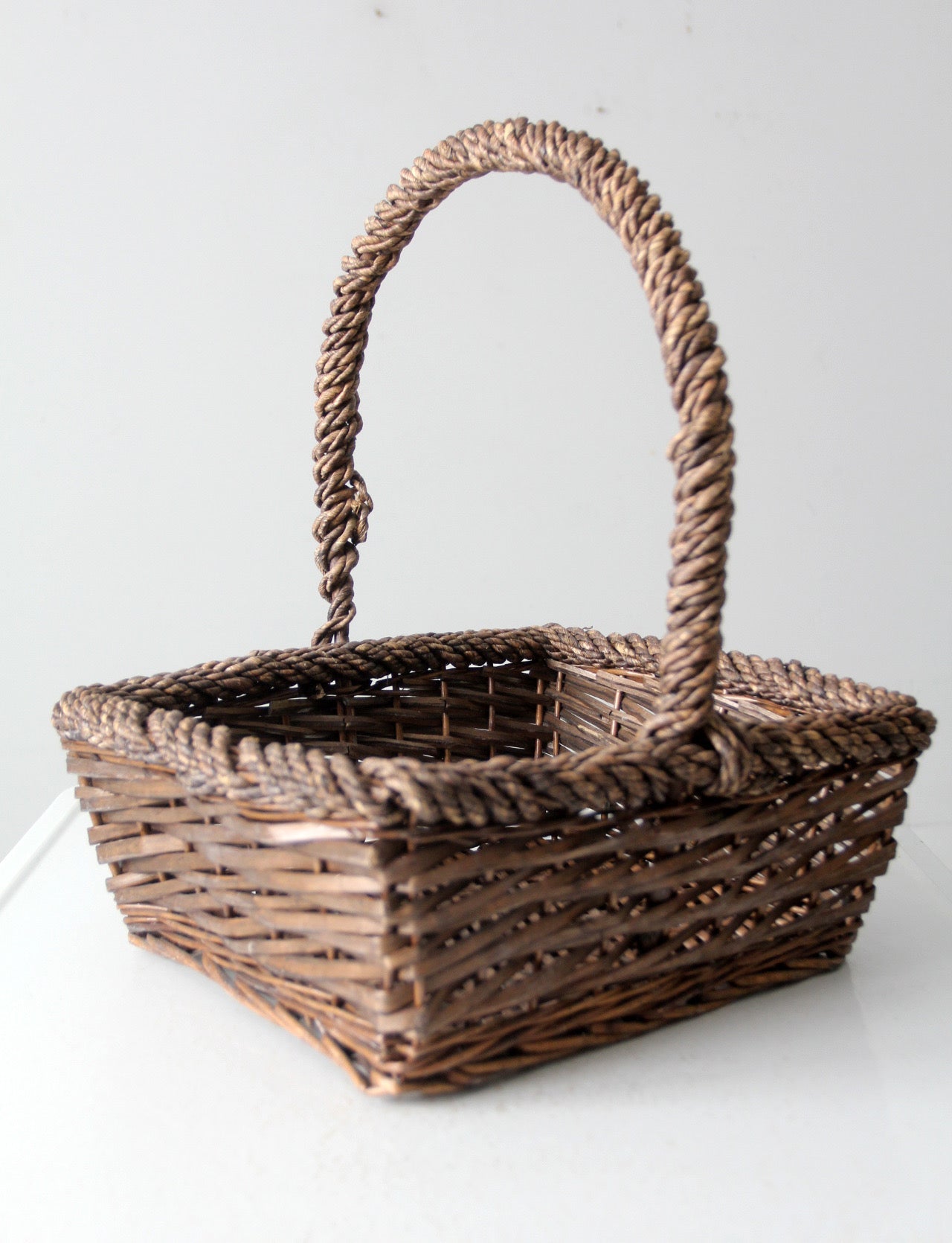 vintage wicker basket