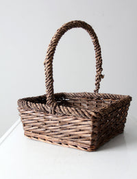 vintage wicker basket