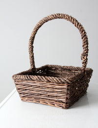 vintage wicker basket