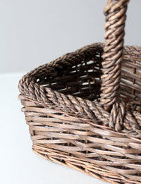 vintage wicker basket