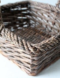 vintage wicker basket