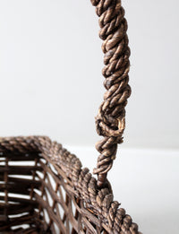 vintage wicker basket