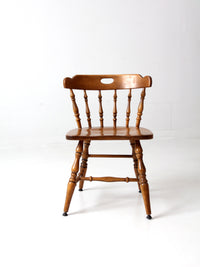 vintage wood pub chair