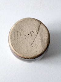 vintage studio pottery vase