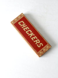 vintage Halsam checkers