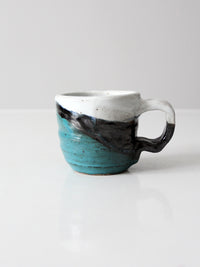 vintage studio pottery mug