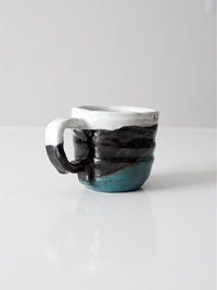 vintage studio pottery mug