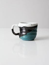 vintage studio pottery mug