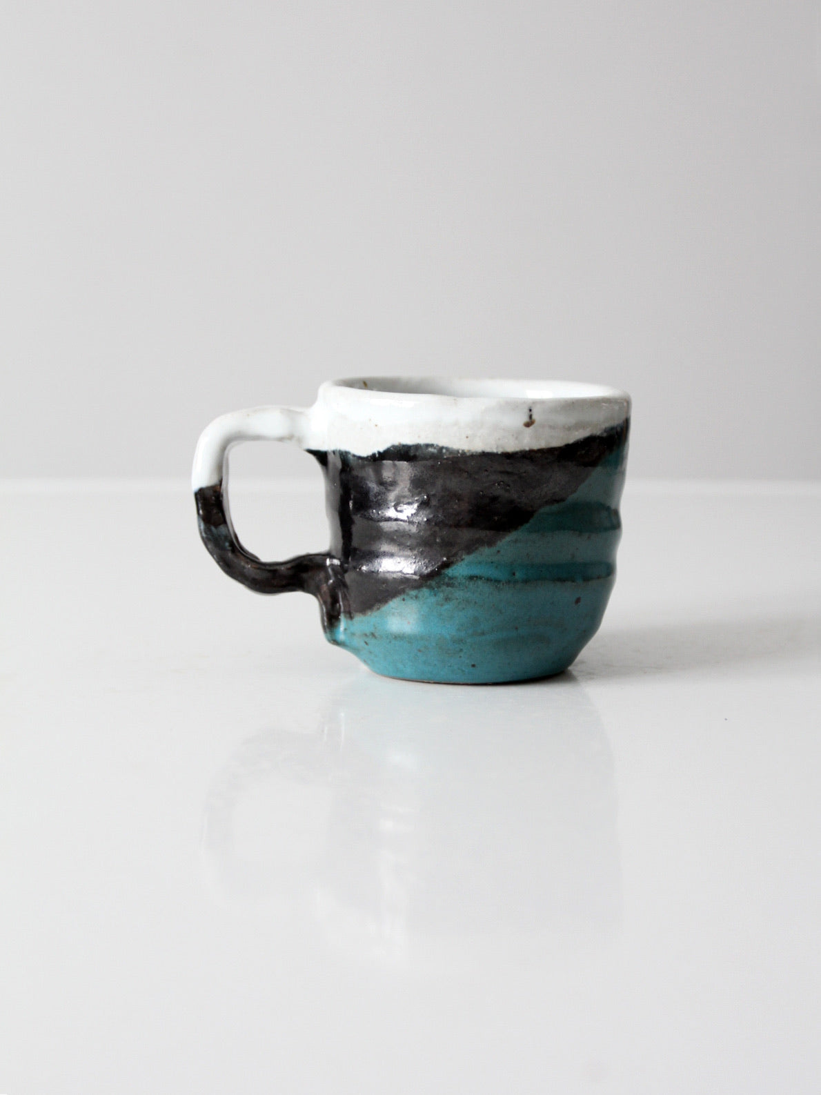 vintage studio pottery mug