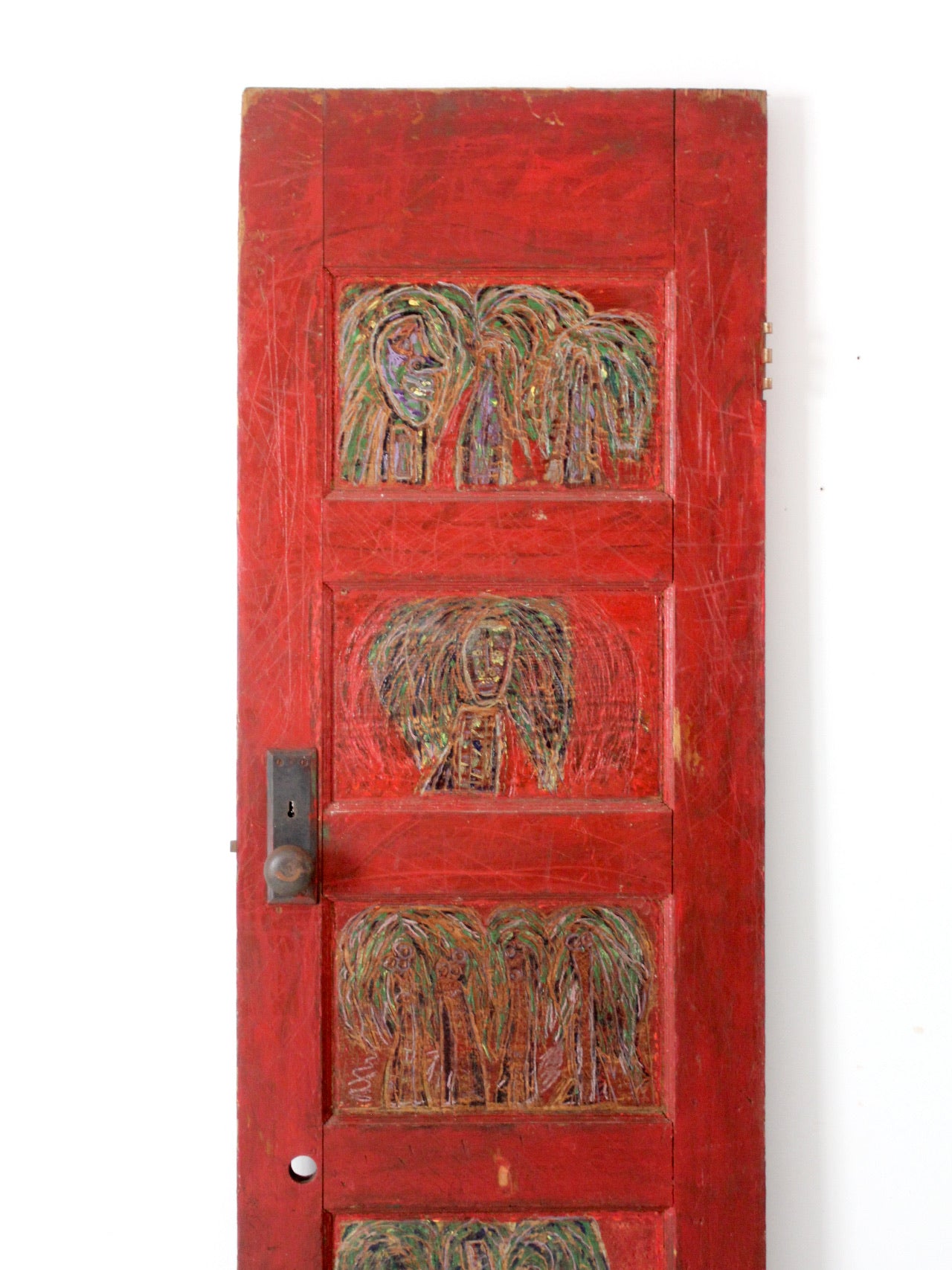 vintage outsider art door
