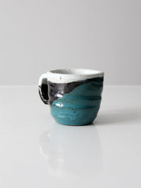 vintage studio pottery mug