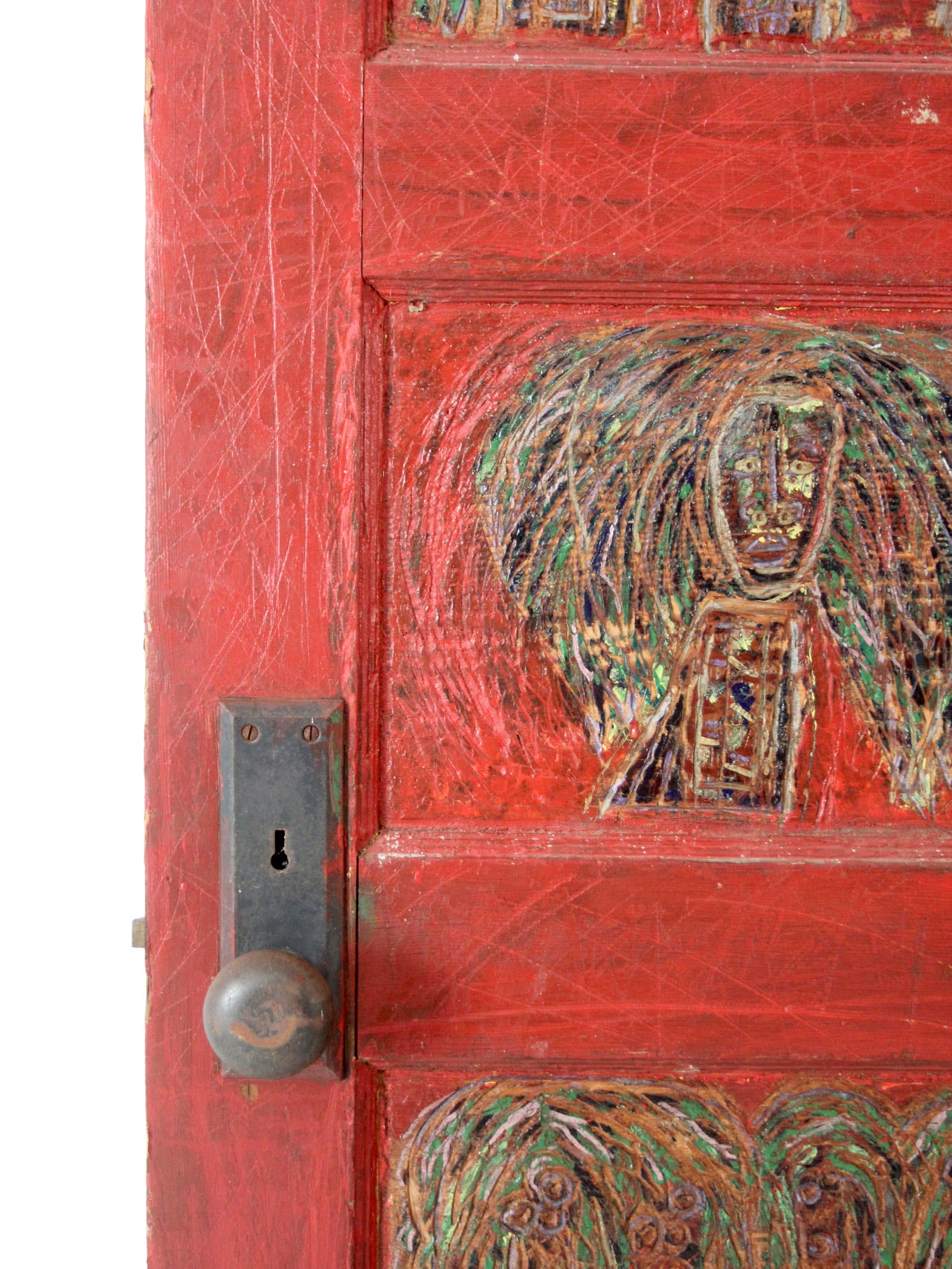 vintage outsider art door