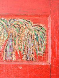 vintage outsider art door
