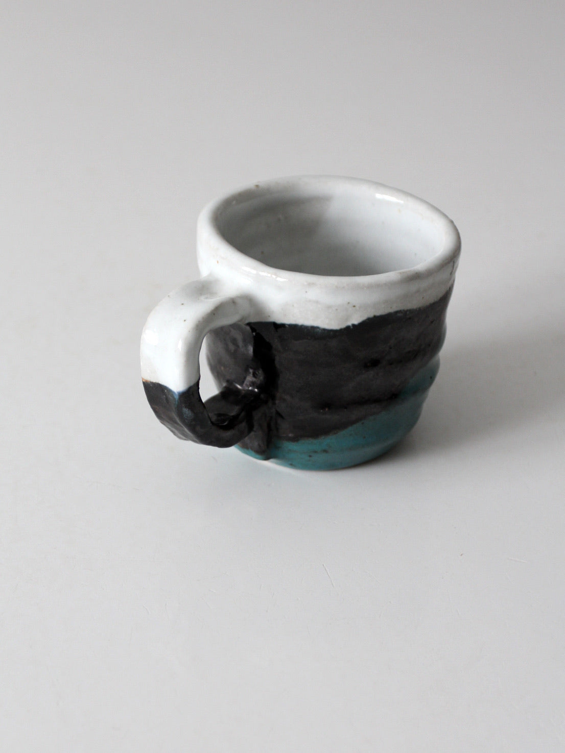 vintage studio pottery mug