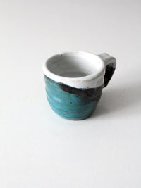 vintage studio pottery mug