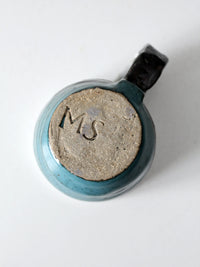 vintage studio pottery mug