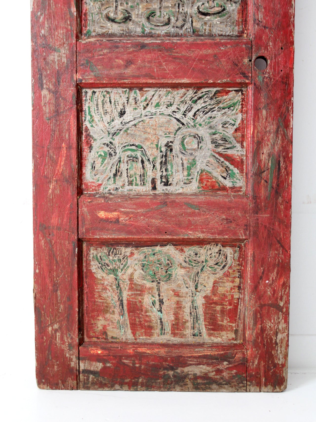 vintage outsider art door