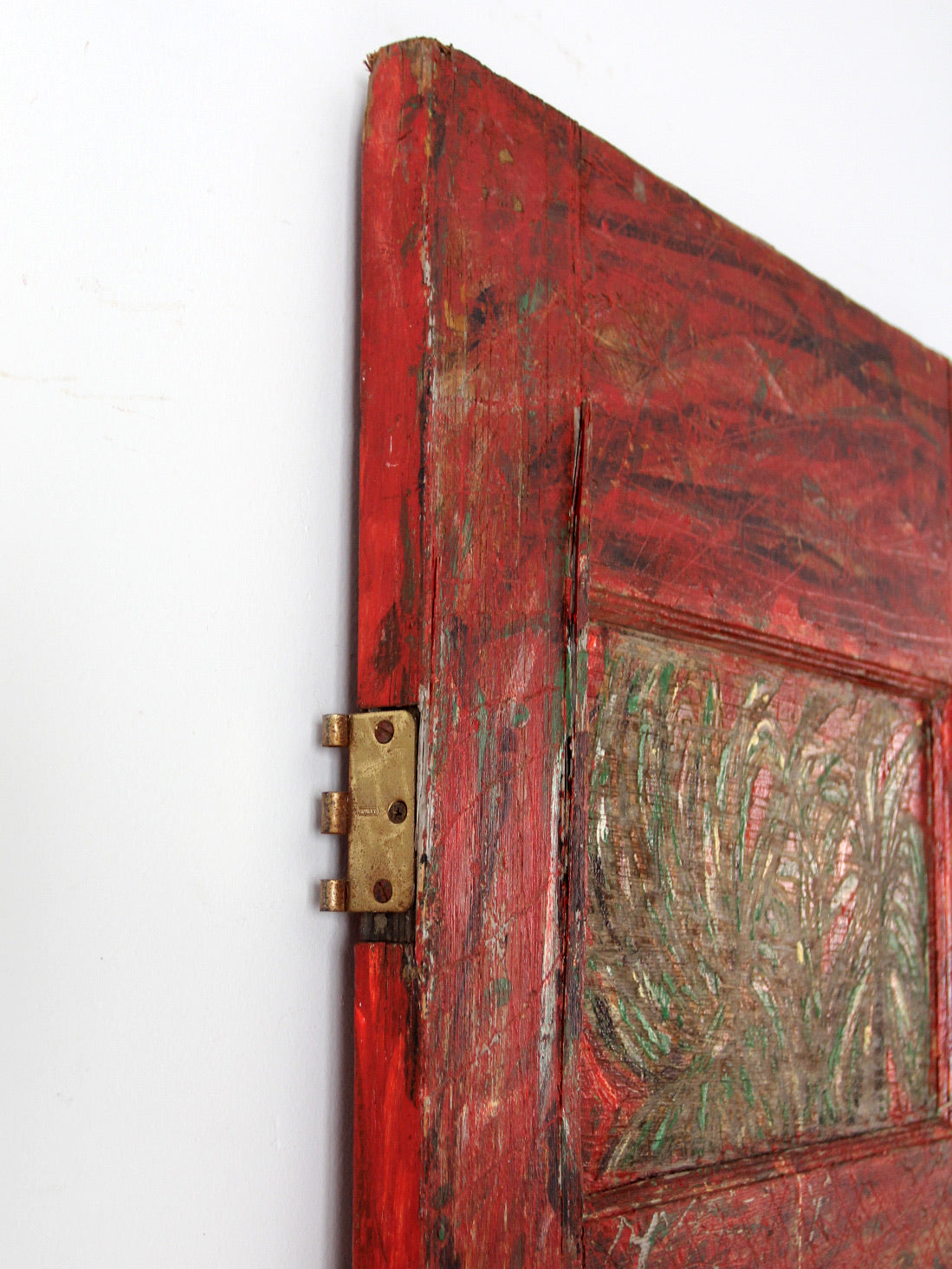 vintage outsider art door