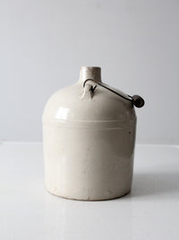antique stoneware crock jug