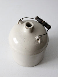 antique stoneware crock jug