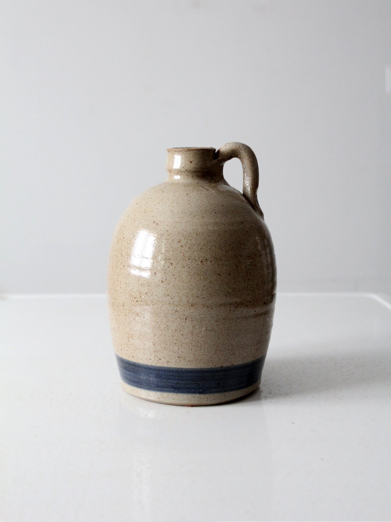 vintage studio pottery stoneware jug vase