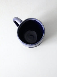 vintage studio pottery mug