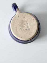 vintage studio pottery mug