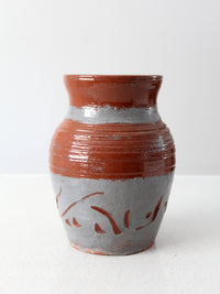 vintage studio pottery vase