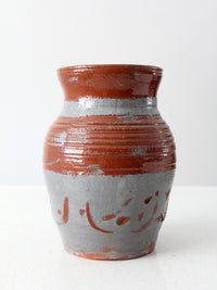 vintage studio pottery vase
