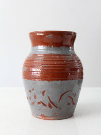 vintage studio pottery vase