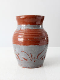 vintage studio pottery vase