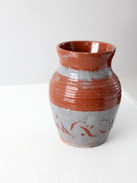 vintage studio pottery vase