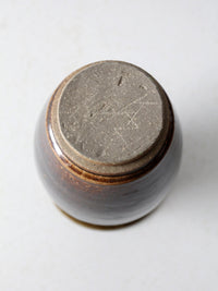 vintage studio pottery vase