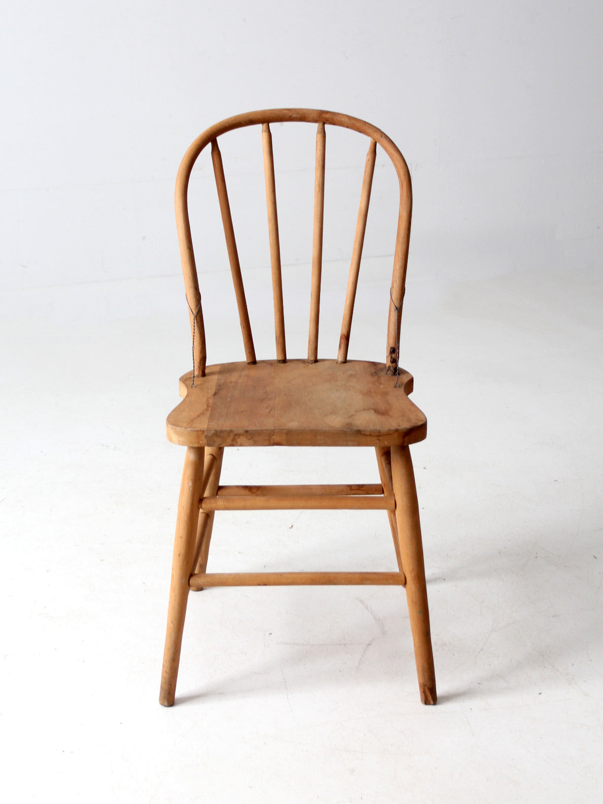 antique bow back Windsor farmhouse chair