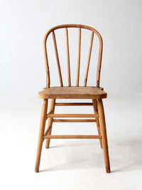 antique bow back Windsor farmhouse chair