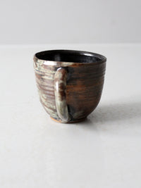 vintage studio pottery mug
