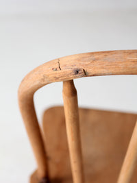 antique bow back Windsor farmhouse chair