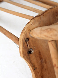 antique bow back Windsor farmhouse chair