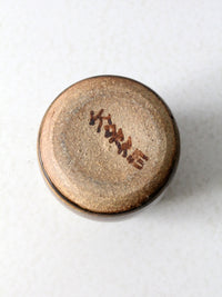 vintage studio pottery vase