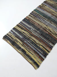 vintage American rag rug 8.5 ft x 3 ft
