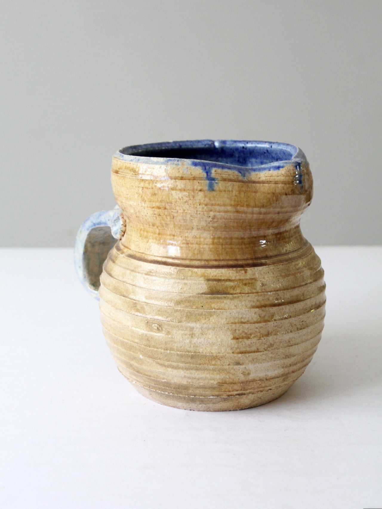 vintage studio pottery pitcher