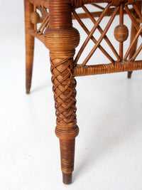antique Heywood Brothers Wicker Chair